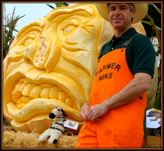 My friend Farmer Mike gets creative with pumpkins in a BIG way!
