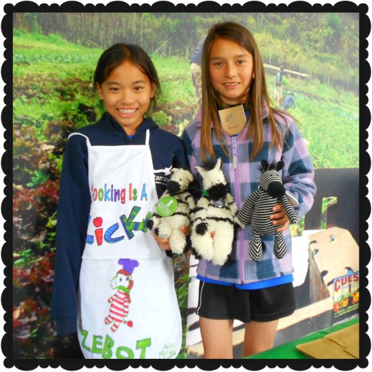 Juliane & Skylar with ZeBot