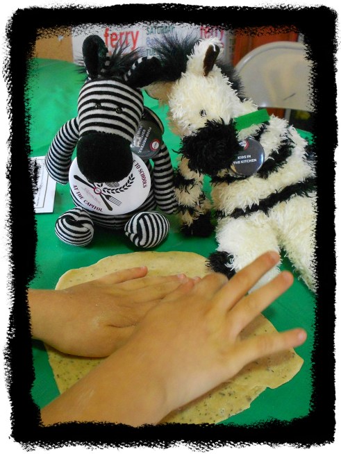 ZoeBot and ZeBro Learn How to Flatten Dough