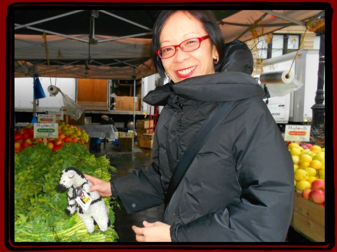 Grace & ZeBot @ NY Farmers' Market